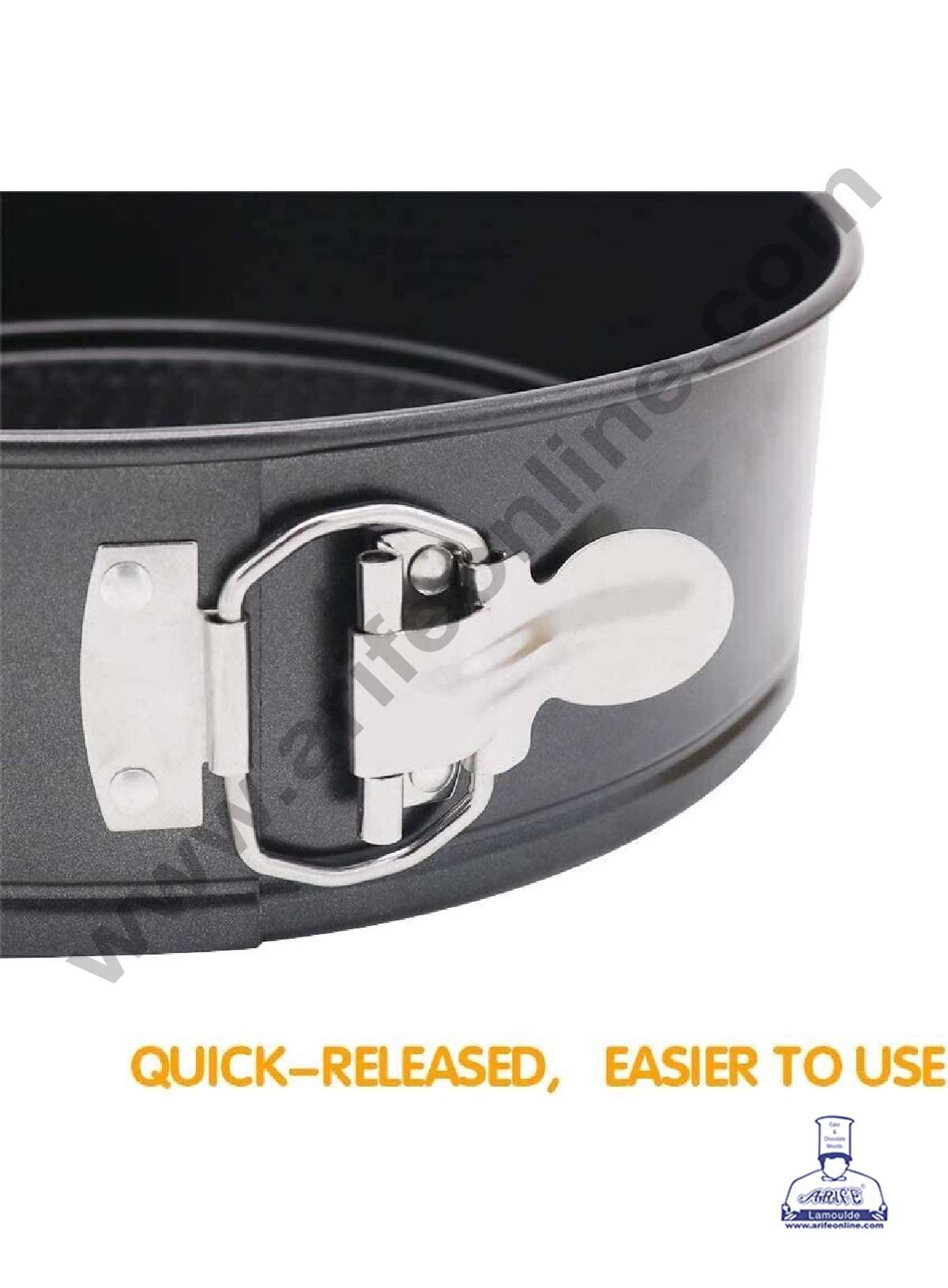 Spring form Tin Nonstick Cake Mould Bakeware Pan Round Set of 3 (MOQ 12 PCS) (ALD)