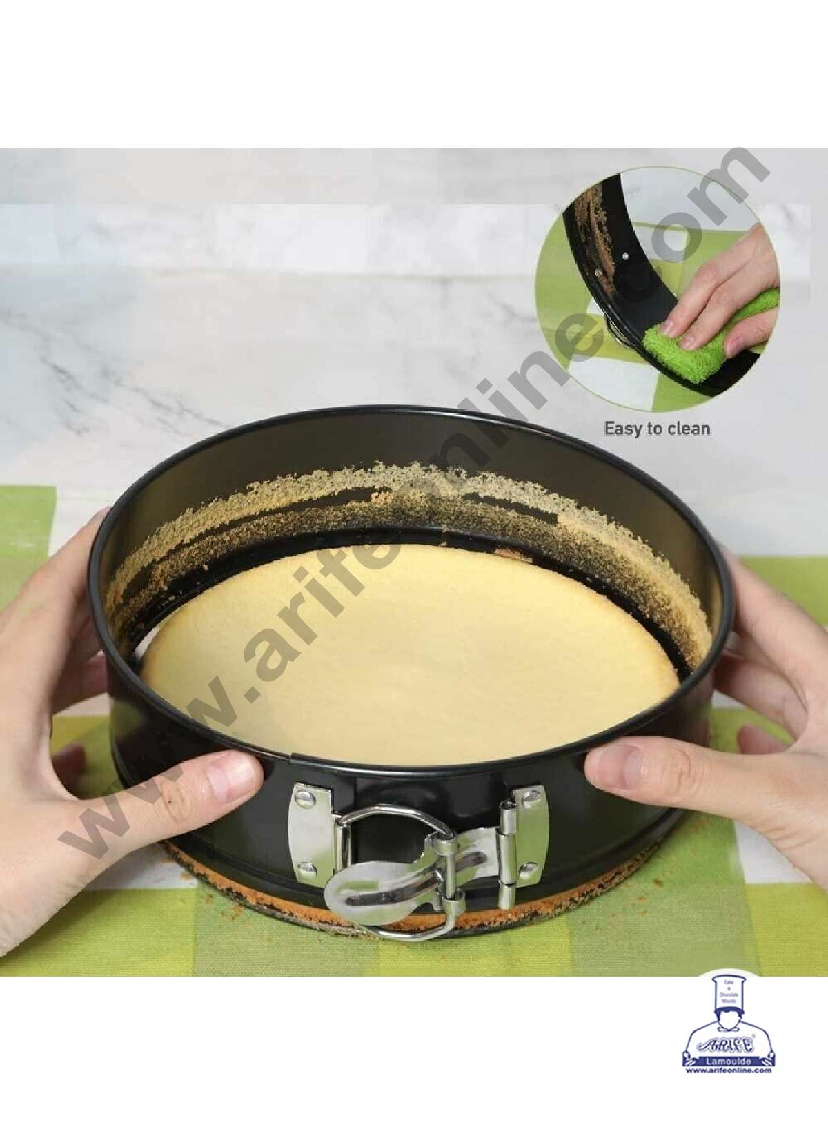 Spring form Tin Nonstick Cake Mould Bakeware Pan Round Set of 3 (MOQ 12 PCS) (ALD)