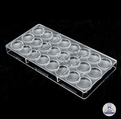 24 Cavity 6g/pieces Professional Oblate Shape for Candy Bonbons Polycarbonate Chocolate Mold │SB-2123│ (MOQ 12 PCS) (RRD)