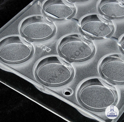 24 Cavity 6g/pieces Professional Oblate Shape for Candy Bonbons Polycarbonate Chocolate Mold │SB-2123│ (MOQ 12 PCS) (RRD)