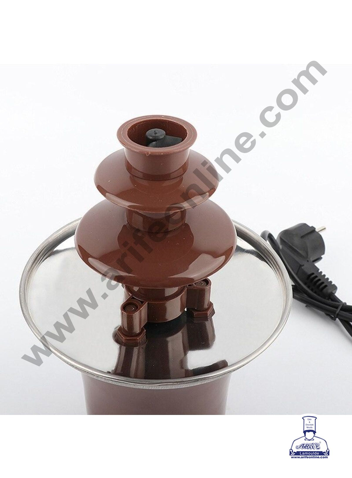 Mini 3 Tier Chocolate Fountain - Stainless Steel Machine - Fountain for Parties (MOQ 6 PCS)