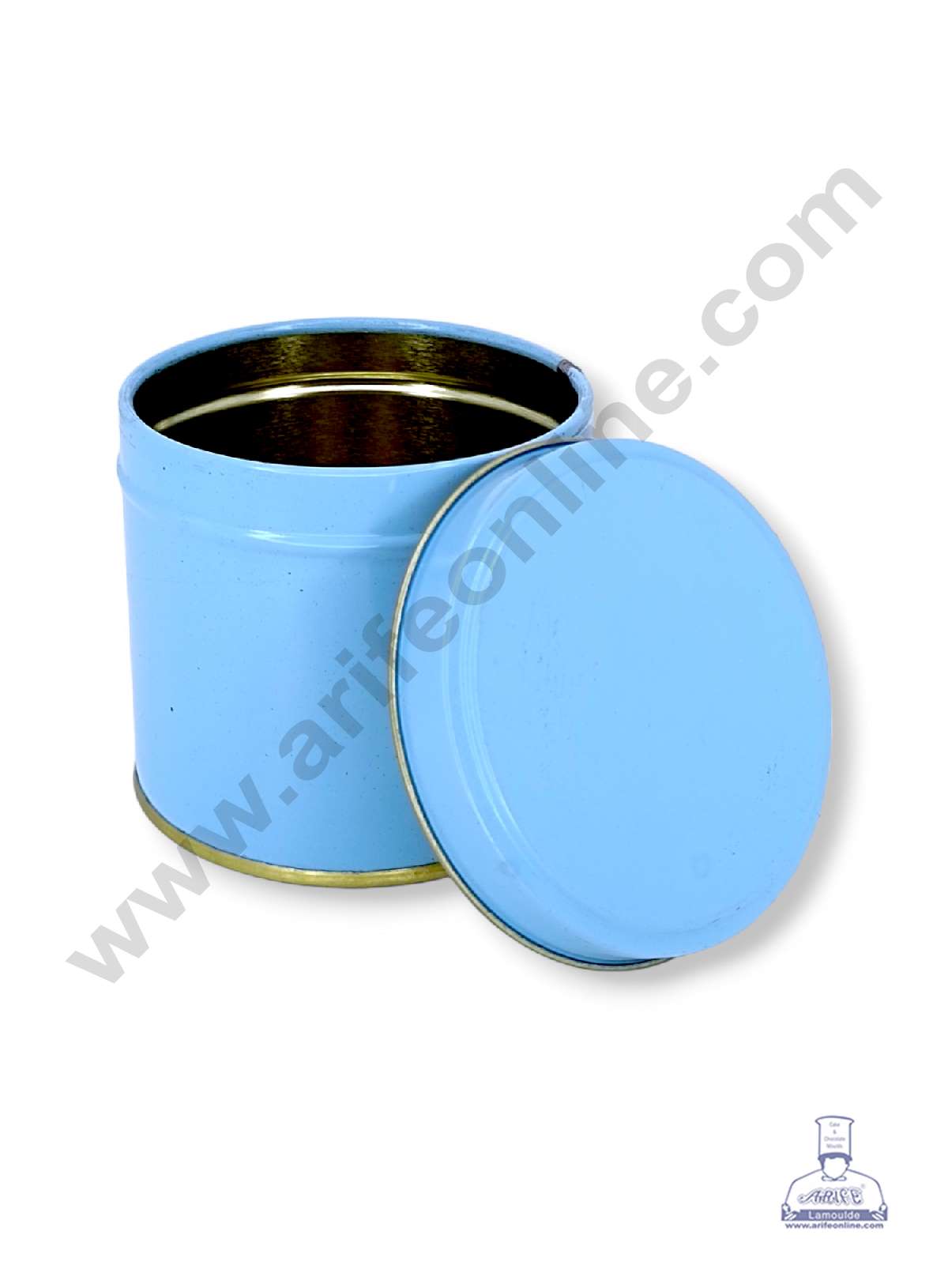 Small Dream Cake Tin | Gift Box | Chocolate Box | Jewellery Box - Sky Blue (MOQ 50 PCS) (RE)