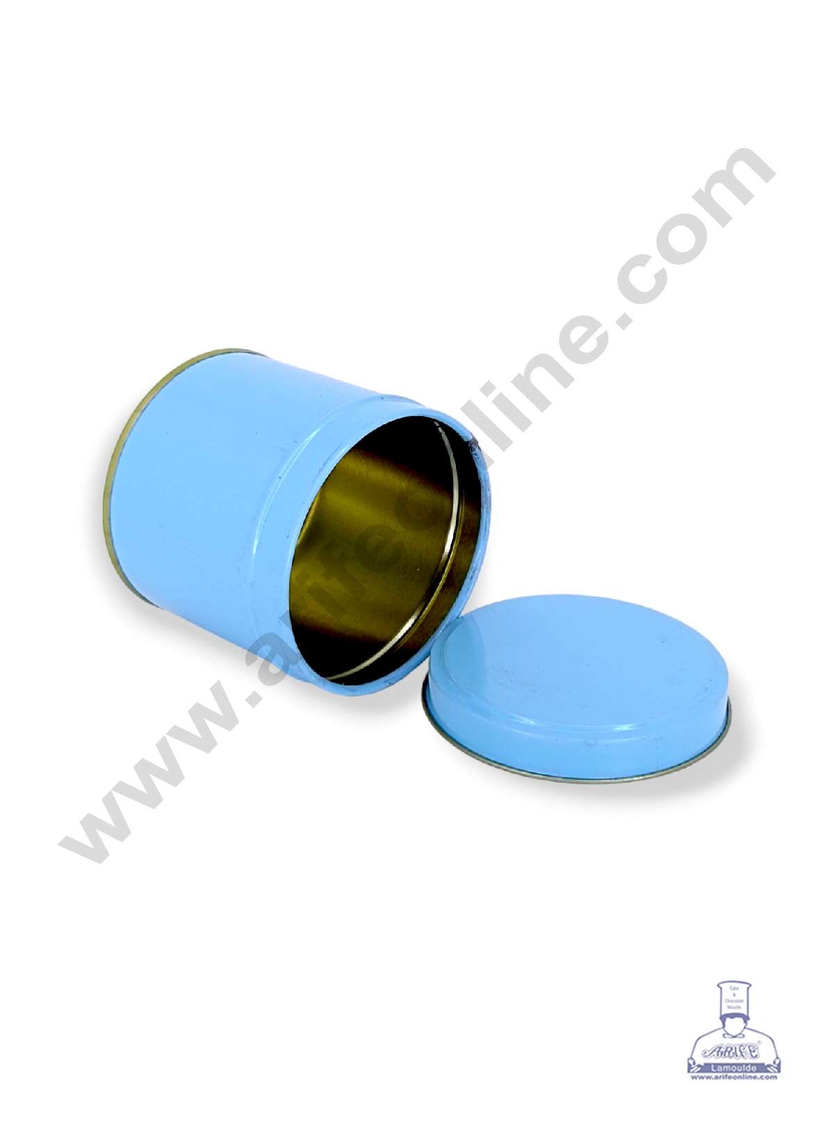 Small Dream Cake Tin | Gift Box | Chocolate Box | Jewellery Box - Sky Blue (MOQ 50 PCS) (RE)