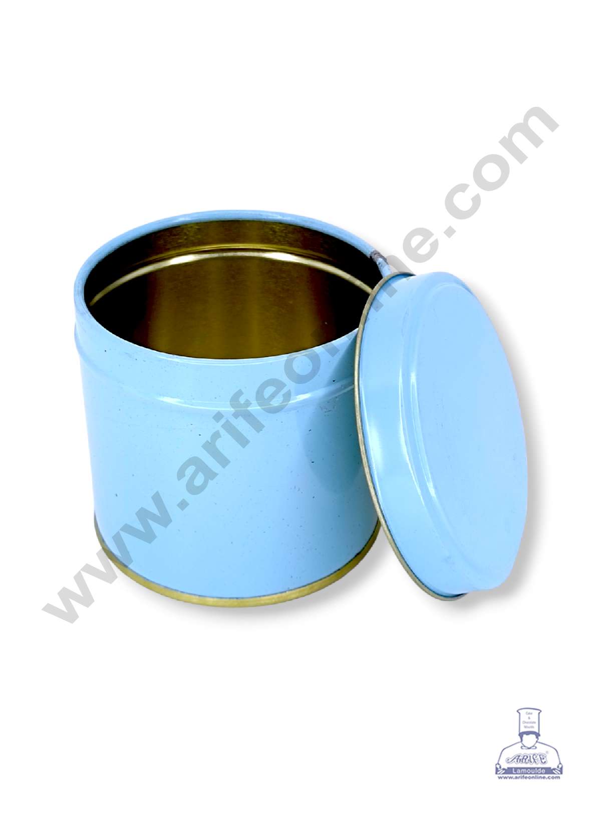 Small Dream Cake Tin | Gift Box | Chocolate Box | Jewellery Box - Sky Blue (MOQ 50 PCS) (RE)