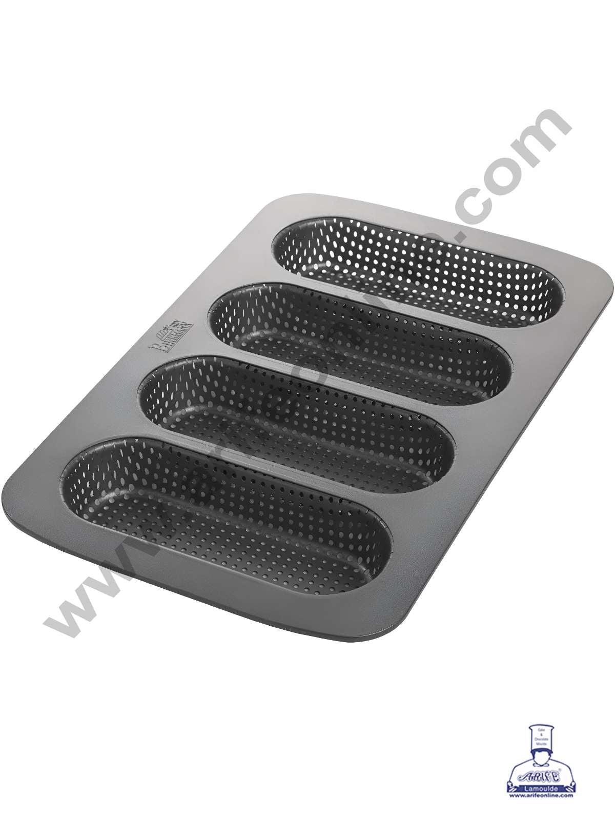 PERFORATED LOAF MOULD 4 CAVITY SBNS-A280 (MOQ 12 PCS) (RDD)