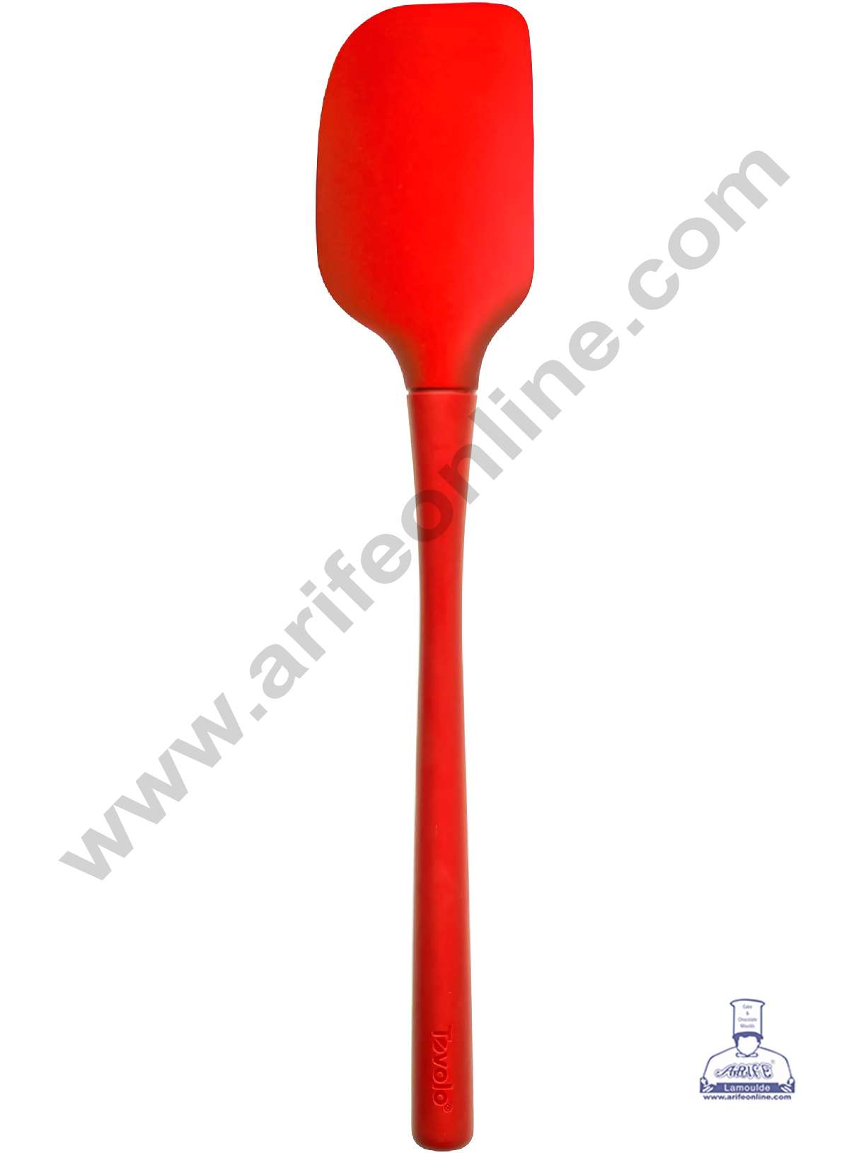 1 Piece Silicone Round Handle Medium Spatula | Baking Tool | Cream Cake Kitchen Cooking Tool (SBSL-107) (MOQ 12 PCS) (IE)