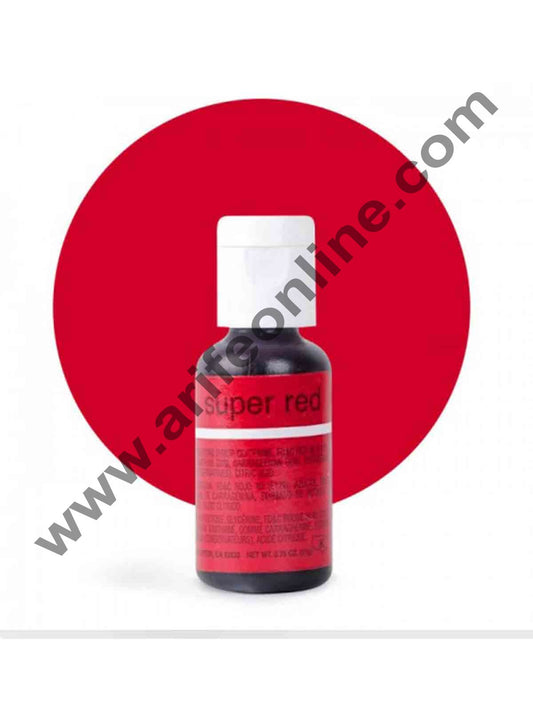 Chefmaster Liqua-Gel Super Red .70 oz Food Color (20g)