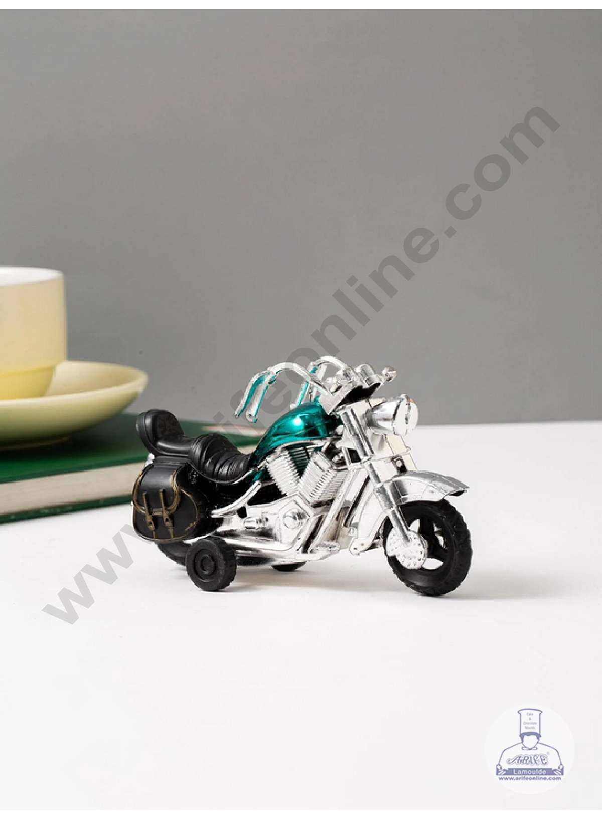 1 Piece Bullet Bike MotorCycle Toy Cake Topper (SB-T-SF202-TealGreen) (MOQ 12 PCS) (FD)