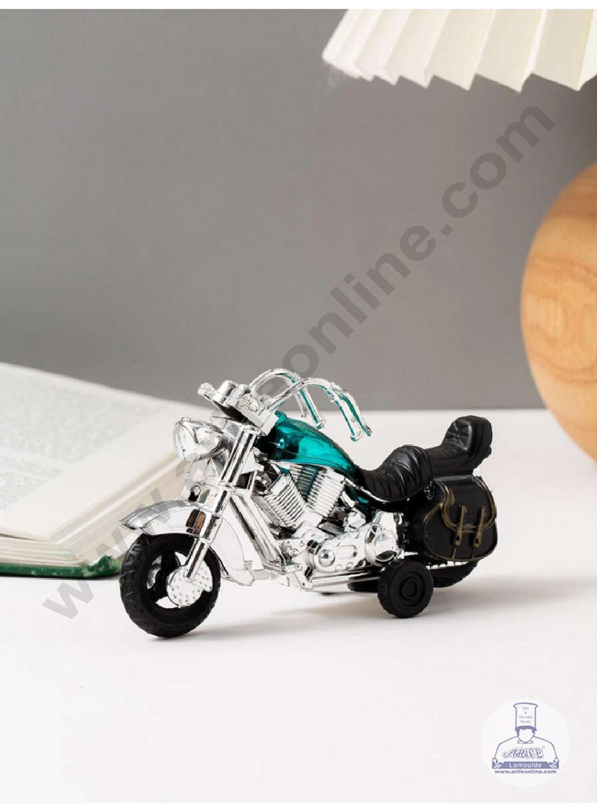 1 Piece Bullet Bike MotorCycle Toy Cake Topper (SB-T-SF202-TealGreen) (MOQ 12 PCS) (FD)