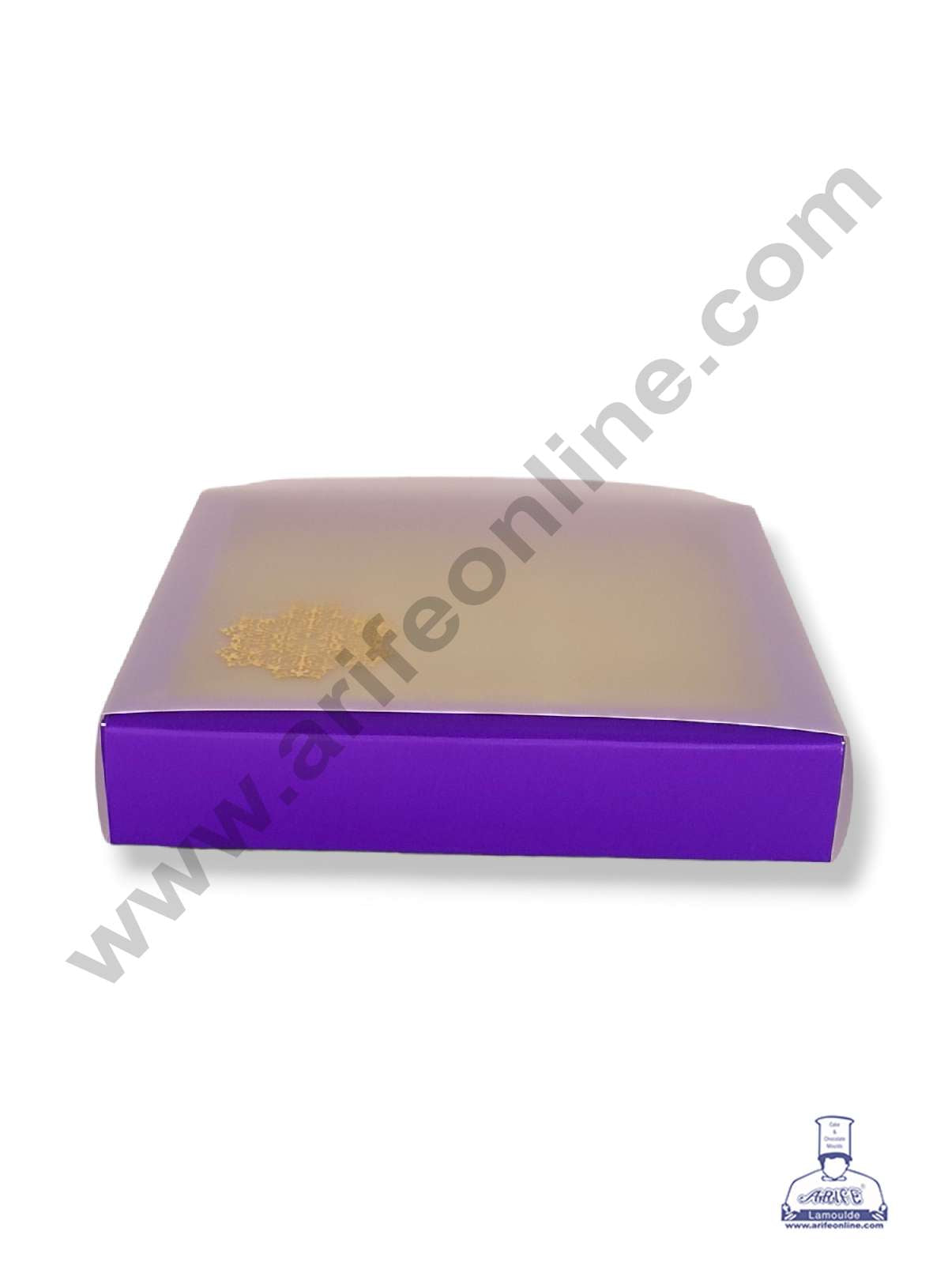 9 Cavity Chocolate Box with Sliding Cover & Cavity ( 10 Piece Pack ) - Violet  (MOQ 12 PACK) (RED)