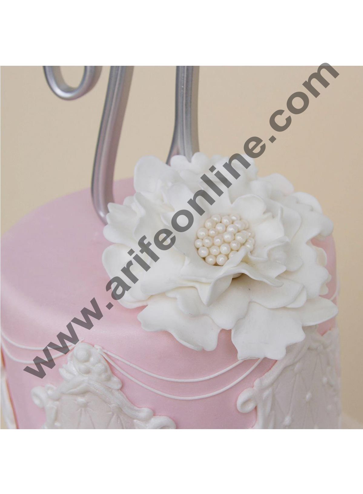 Cake Decor  Whimsical Peony Peonies Flower Cutter Set of 4 cutters for rolled fondant and gum paste