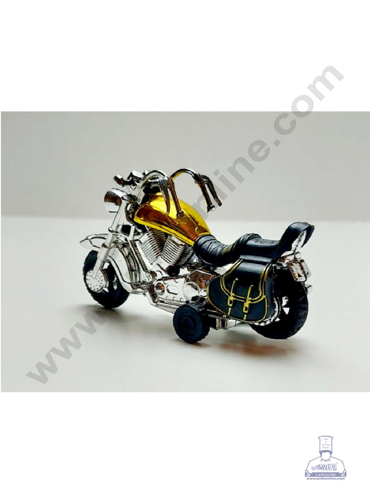 1 Piece Bullet Bike MotorCycle Toy Cake Topper (SB-T-SF202-Yellow) (FD)
