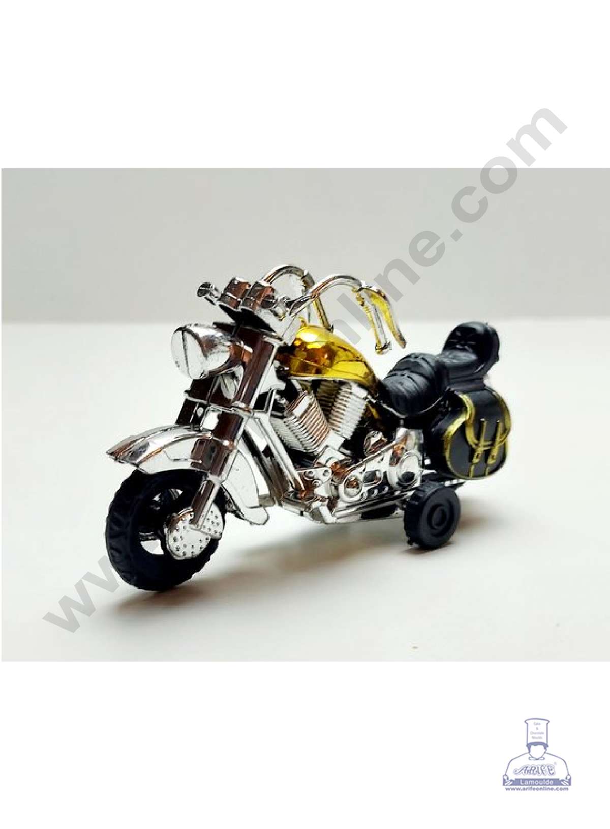 1 Piece Bullet Bike MotorCycle Toy Cake Topper (SB-T-SF202-Yellow) (FD)