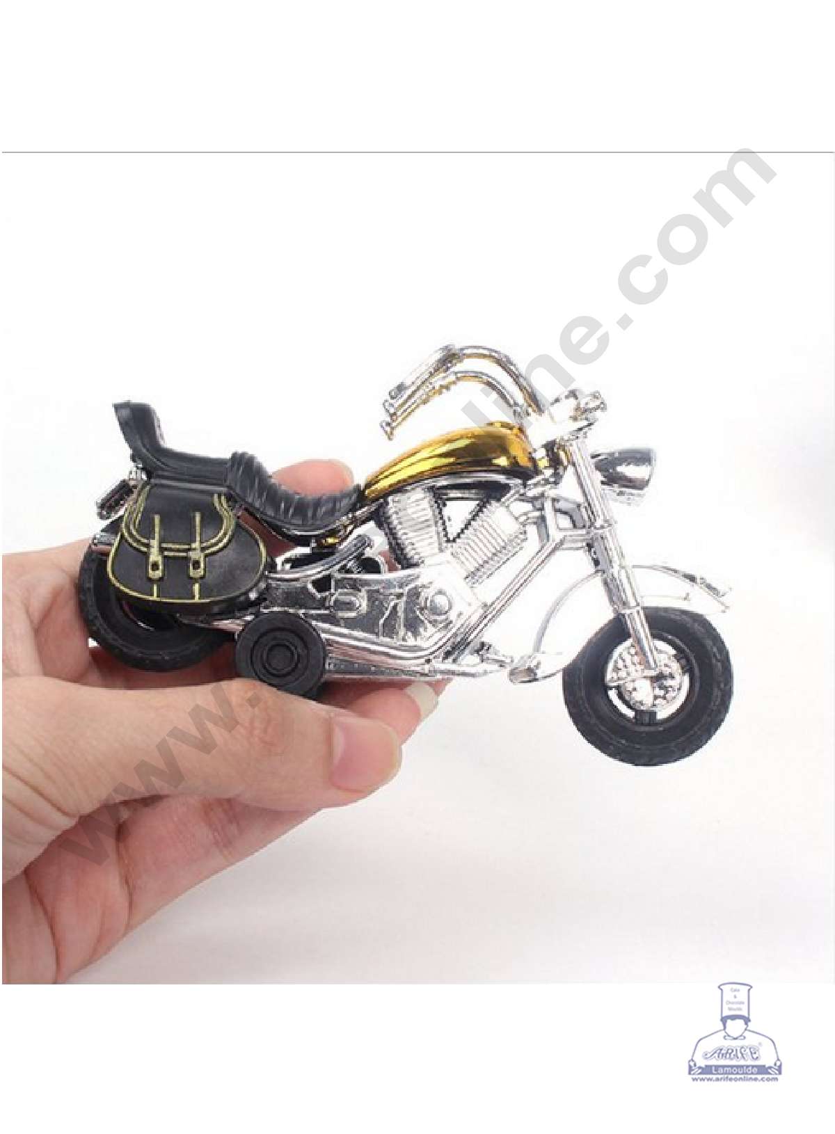 1 Piece Bullet Bike MotorCycle Toy Cake Topper (SB-T-SF202-Yellow) (FD)
